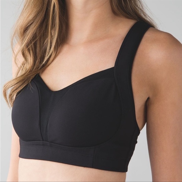 Lululemon black tata tamer athletic bra 32DD - Picture 2 of 4